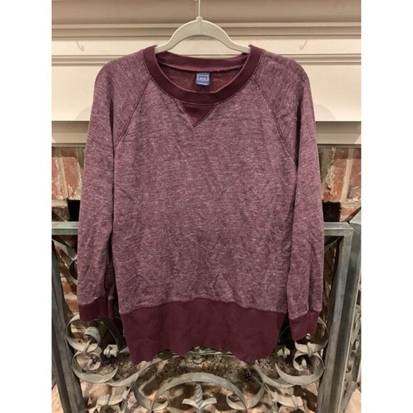 GAP maroon crimson side zip sweatshirt, size women’s medium (Bin X) - Picture 1 of 5